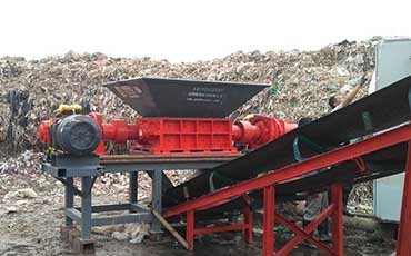 Ragger Wire shredding site in zouping, shandong