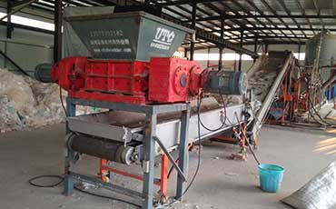 Plastic Film Shredding site in Xingtai, Hebei